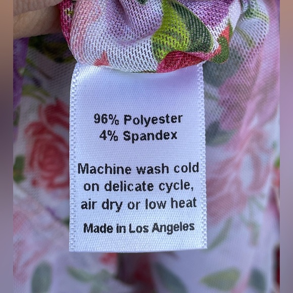 Resa Missy Floral Mini Dress size large - Picture 12 of 16